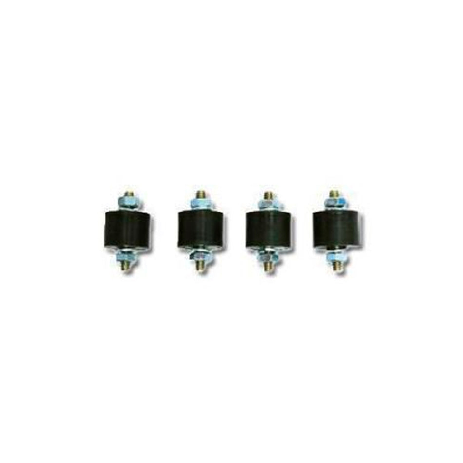MSD Ignition 8800 Vibration Isolation Mount Set for 7AL Series, 1 Inch x 0.75 Inch Rubber Mounts