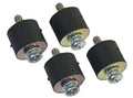 MSD IGNITION Vibration Isolation Mount 8823, 0.75 x 0.63 Inches Rubber Set of 4
