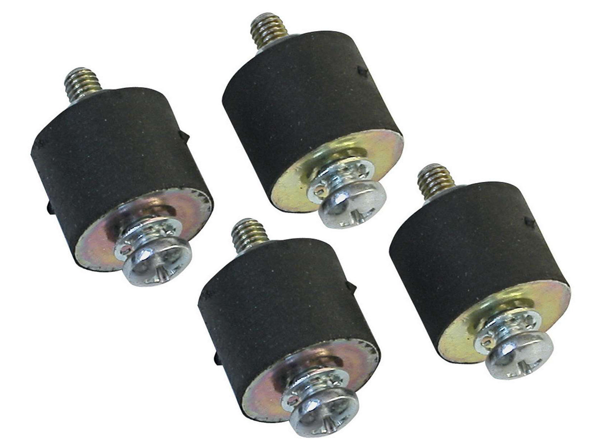 MSD IGNITION Vibration Isolation Mount 8823, 0.75 x 0.63 Inches Rubber Set of 4