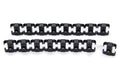 MSD Ignition 8841 Spark Plug Wire Loom Set of 16, 8-8.5 mm, Black Plastic Clip Style with #8 Mounting Screw