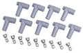MSD Ignition 8849 Distributor and Coil Boot Kit, 8.5 mm 90 Degree HEI Style Gray Set of 9