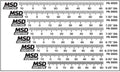 MSD Ignition 8985 Timing Tape Kit for Balancer Timing, Set of 8, 5.25 to 8 Inch Balancers