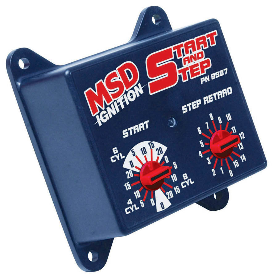 MSD Ignition 8987 Start and Step Timing Control Box with Stage Retard Adjustment