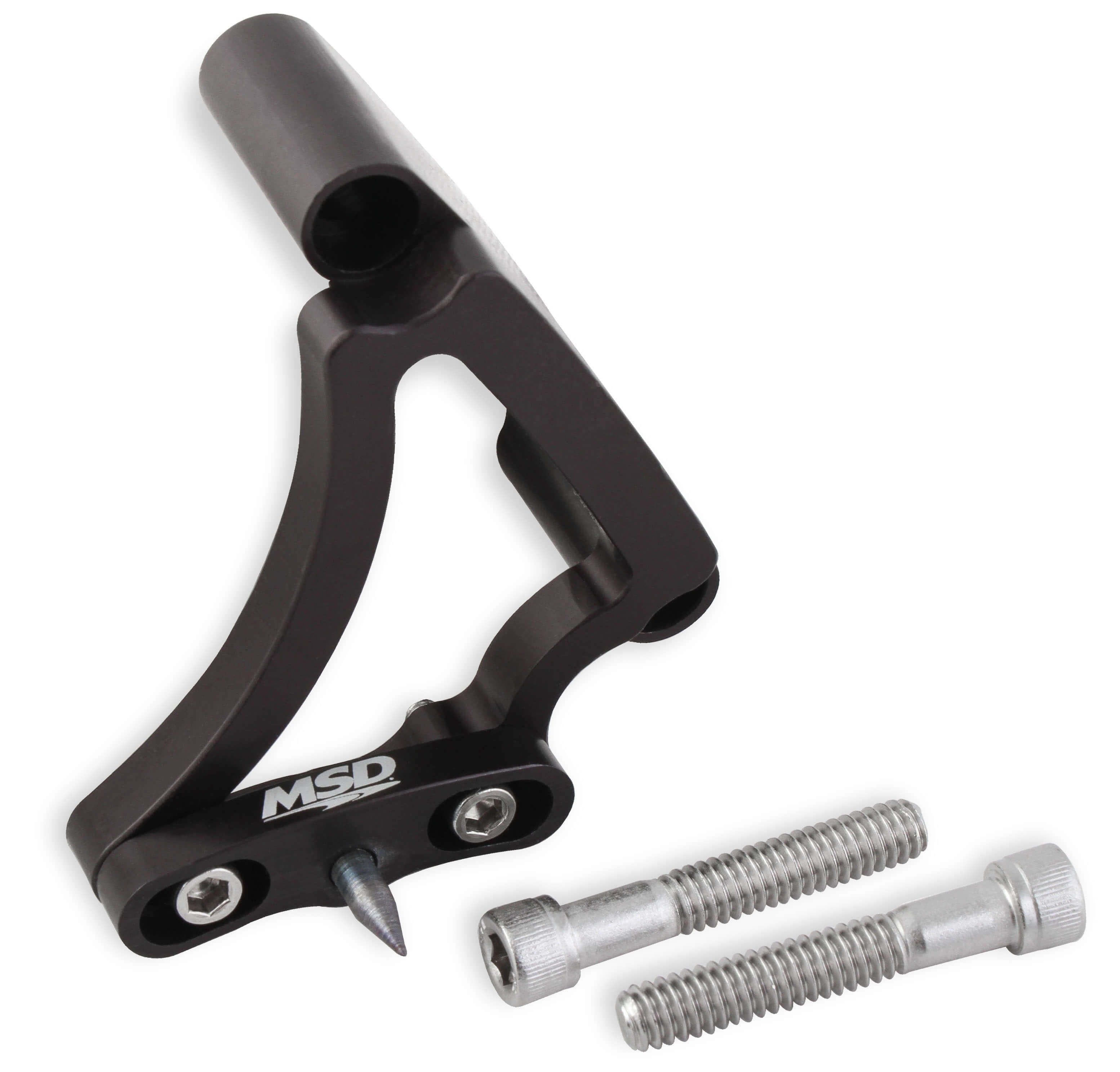 MSD Ignition 89881 Billet Timing Pointer for Small Block Chevy with 6-3/8 Inch OD Balancer