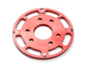 MSD Ignition ASY16719 Crank Trigger Wheel with Flying Magnet, 6.25 Inch Diameter, Aluminum Red Anodized Finish