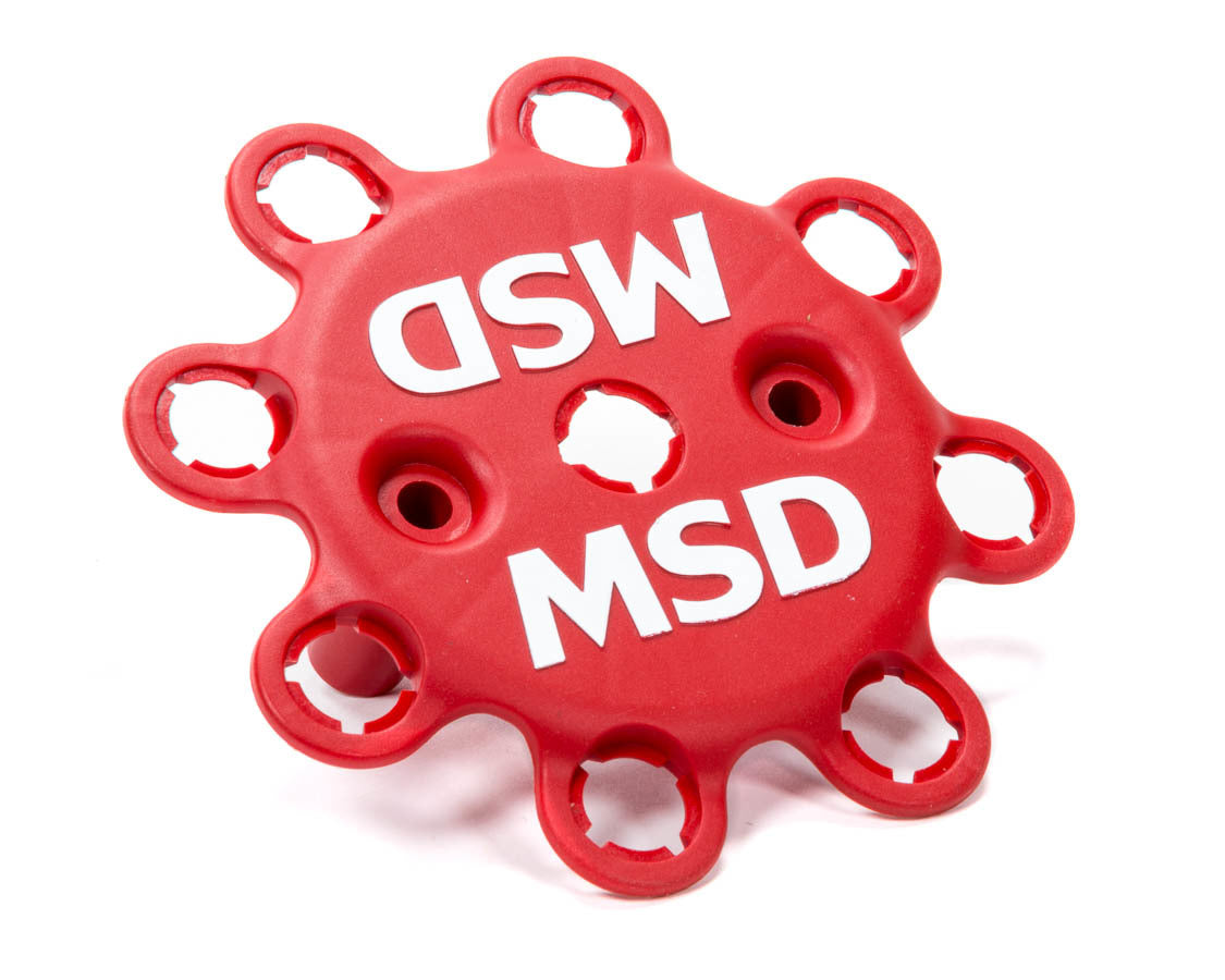 MSD Ignition MSD23243 Spark Plug Wire Retainer for HEI Distributors, Red Plastic