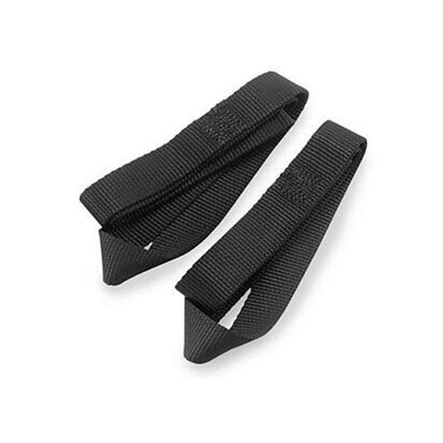 MACS Custom Tie-Downs 111224 1 Inch x 24 Inch Black Tow Loop Pair with 4,000 lb Capacity