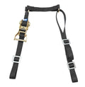 MACS Custom Tie-Downs Ratchet Fuel Jug Strap with Loop Ends, 1 Inch Wide, 10 Feet Long, 2,880 lb Capacity, Black Nylon Webbing