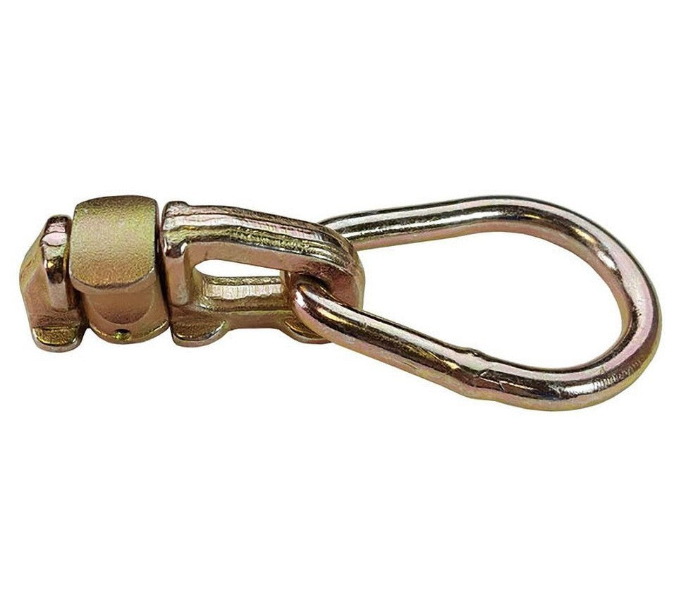 MACS Custom Tie-Downs 32507 Double Stud Tie Down Ring with Pear Shape, 3 x 2 Inches, Steel, Cadmium Plated, 2000 lb Capacity