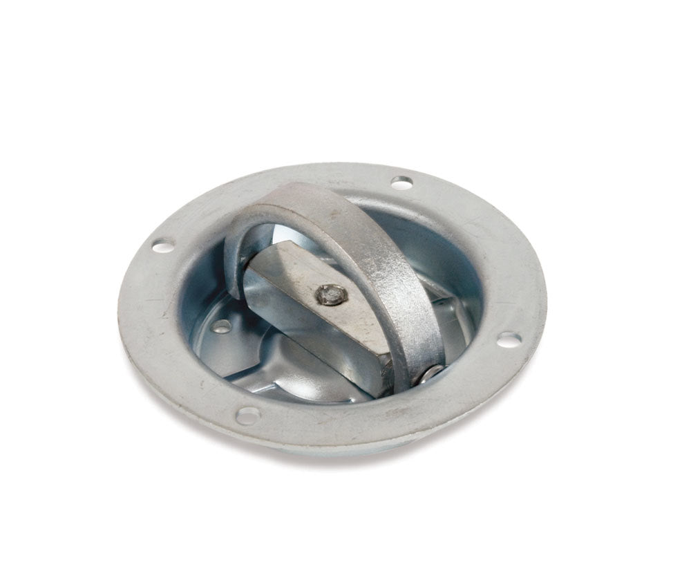 MACS Custom Tie-Downs 330004 Recessed D-Ring with 360 Degree Swivel in Stainless Steel