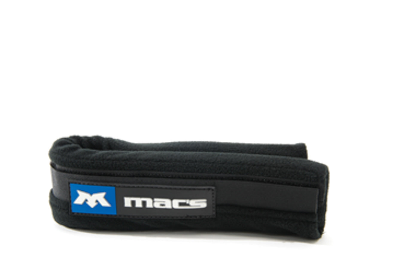 MACS Custom Tie-Downs 416002 Fleece Sleeve for 2 Inch Wide Straps, 20 Inches Long, Foam Padded Black Cover with Hook and Loop Closure