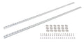 MACS Custom Tie-Downs 522148 VersaTie 48-Inch Aluminum and Steel Track Kit with Hardware
