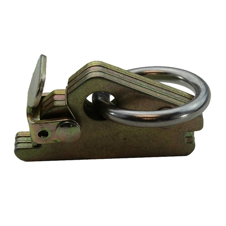 MACS Custom Tie-Downs FE8113-1 2-Inch Round Steel E-Track Ring with Cadmium Finish