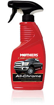Mothers California Gold All Chrome Metal Polish 12 oz Spray Bottle