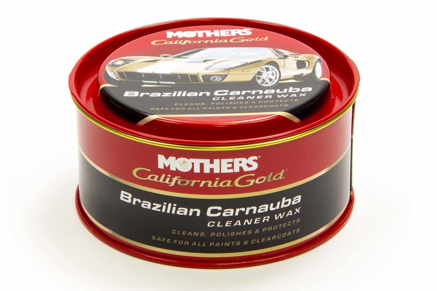 Mothers California Gold Pure Brazilian Carnauba Paste Wax 12 oz Can