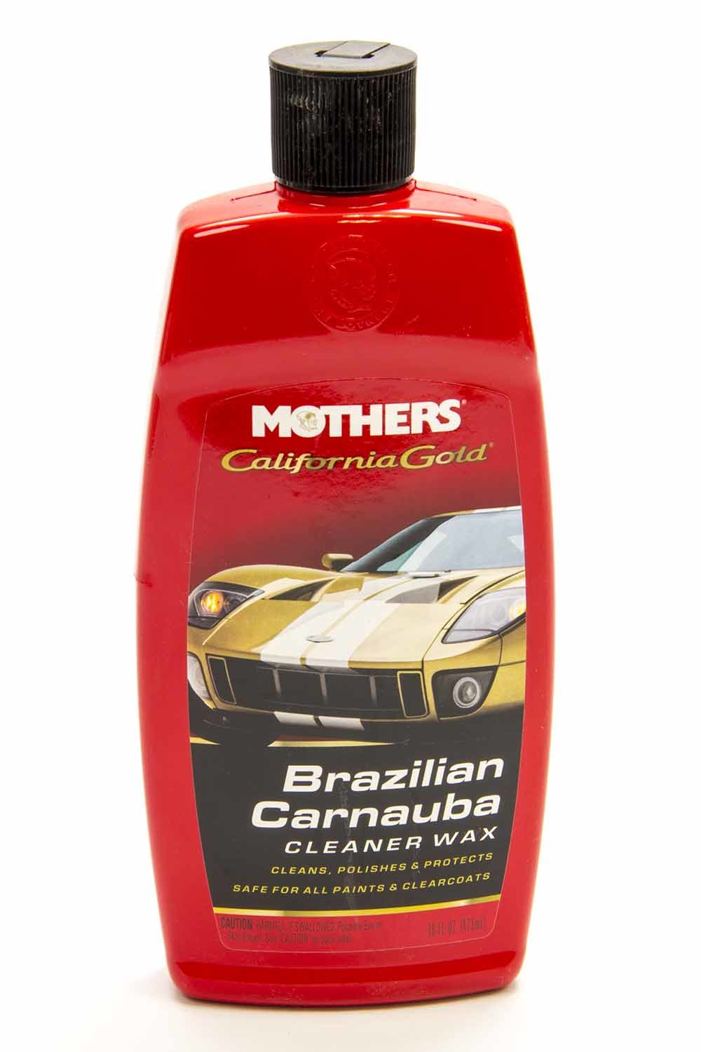Mothers Calif Gold Original Liquid Car Wax, 16 oz Brazilian Carnauba Formula