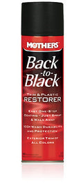 Mothers Back To Black Restorer Aerosol 10 oz for Exterior Plastic and Vinyl Trim