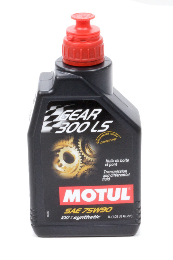 Motul USA Gear 300 LS 75W90 Synthetic Gear Oil with Limited Slip Additive, 1 Liter