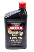 Motul USA MTL108080 Break-In Oil 10W40 Conventional Motor Oil, 1 Quart