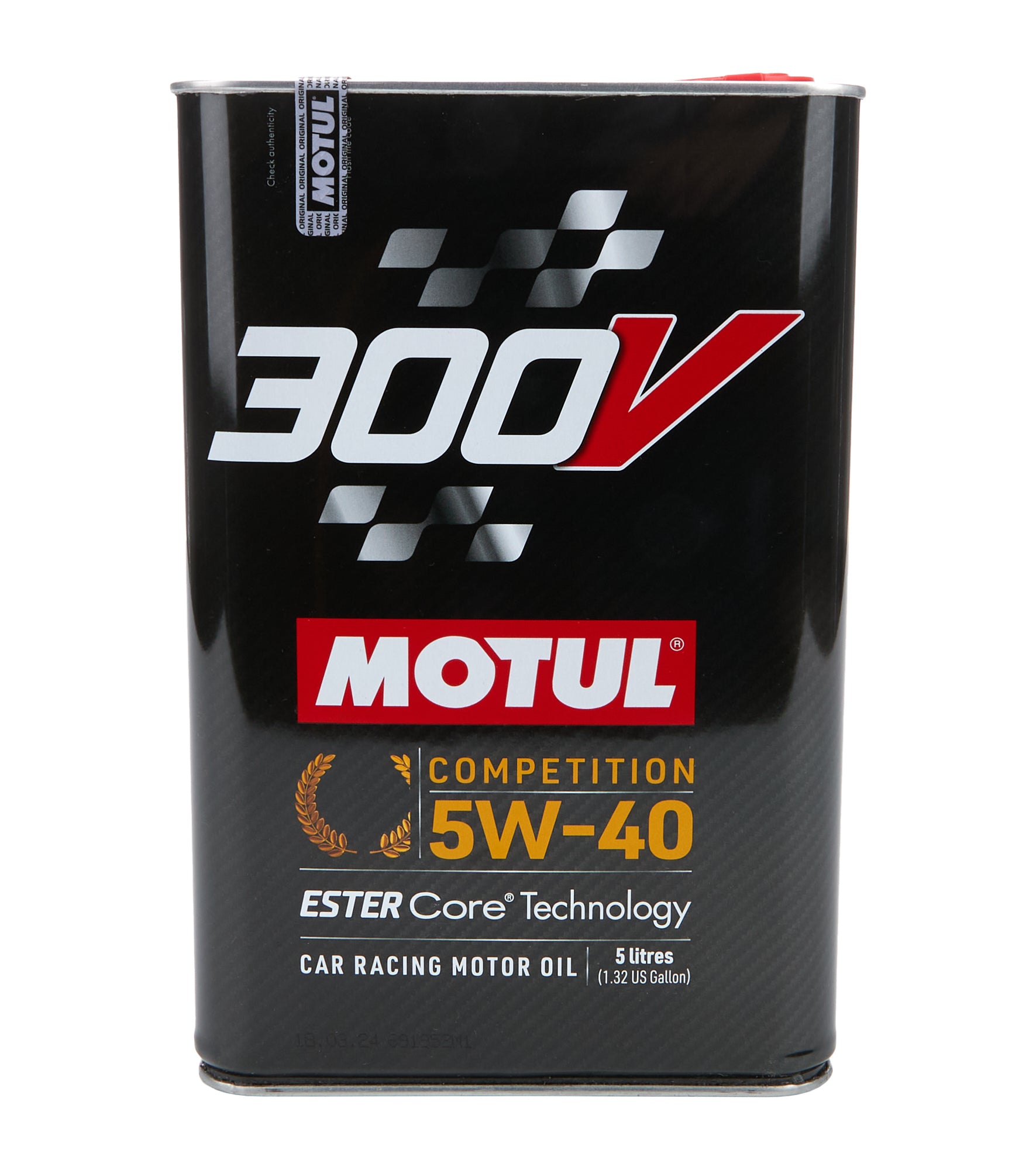 Motul USA MTL110818 300V Competition 5W40 Synthetic Motor Oil, 5-Liter Bottle