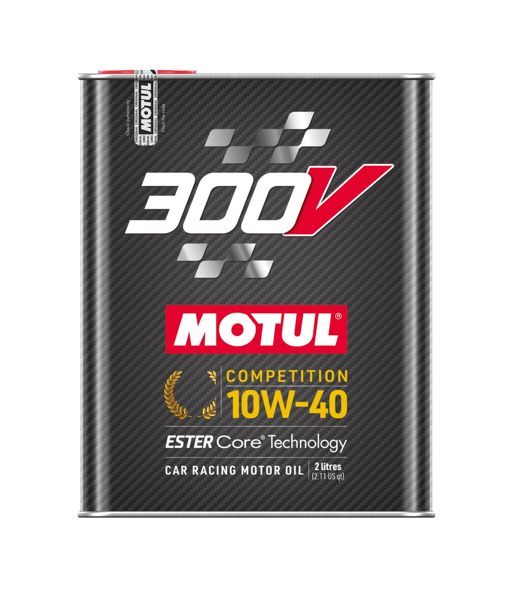 Motul USA MTL110821 300V Competition 10W-40 Synthetic Motor Oil, 2 Liter Bottle