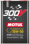 Motul USA MTL110861 300V Competition 15W50 Synthetic Motor Oil, 5 Liter Bottle