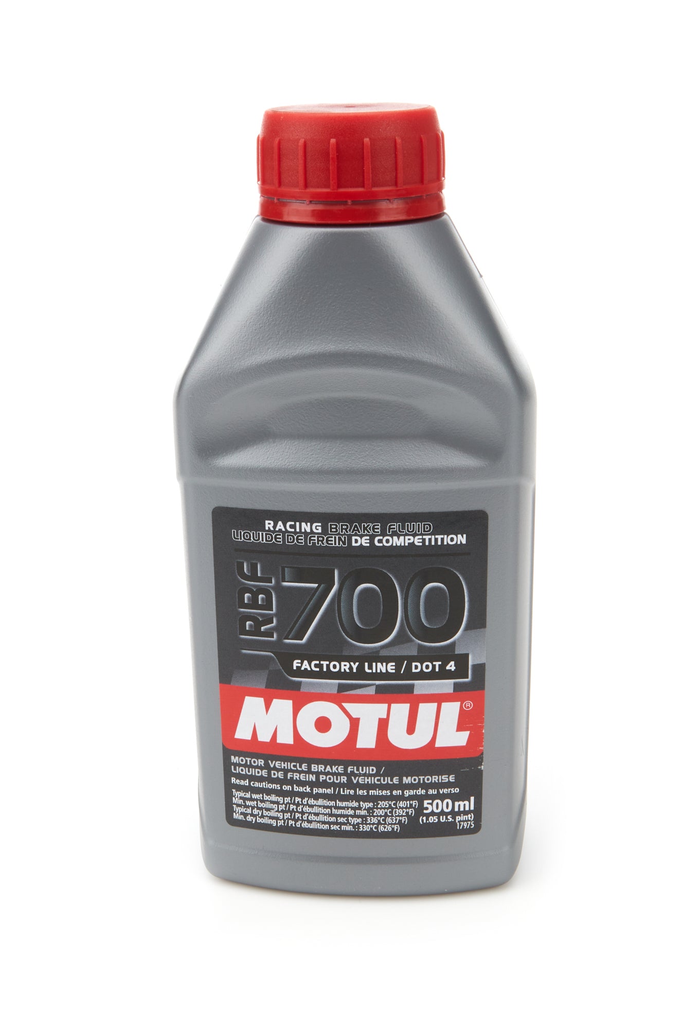 MOTUL USA MTL111257 RBF 700 DOT 4 Synthetic Brake Fluid, 500ml