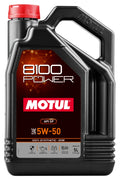 Motul USA MTL111812 8100 Sport Power 5W50 Synthetic Motor Oil, 5-Liter Bottle