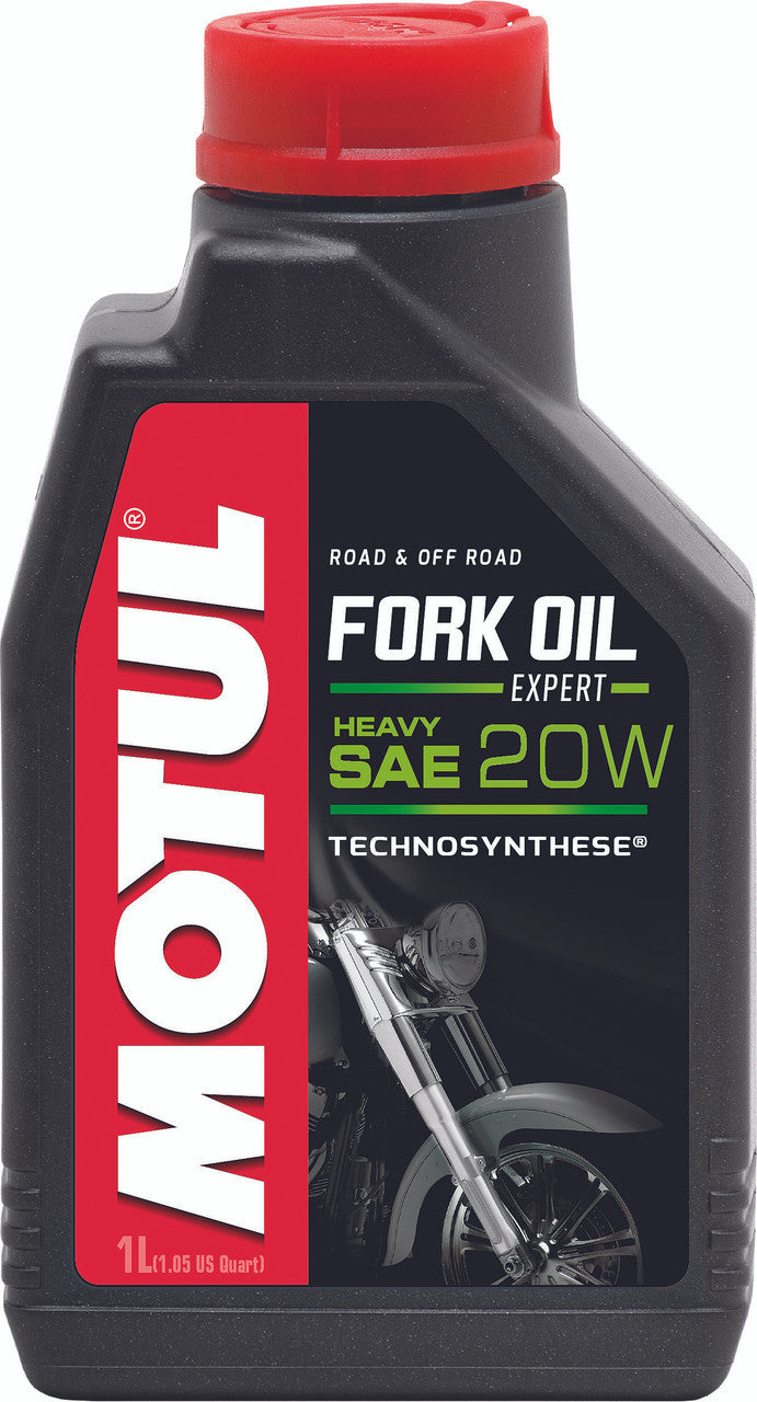 Motul USA 112948-12 Fork Oil Expert Heavy 20W Semi-Synthetic 1 Liter Bottles (Set of 12)
