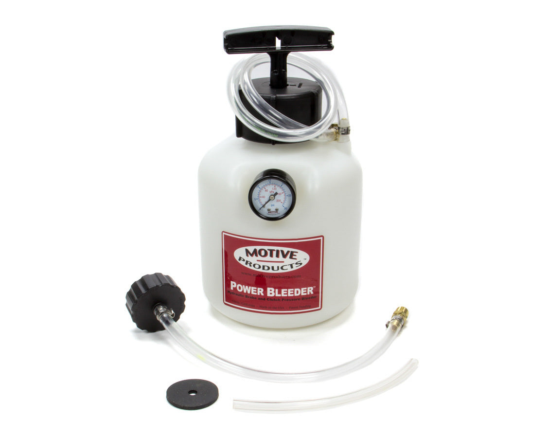 Motive Products 0100-MTV Brake Power Bleeder System with Catch Can, Fittings, Hoses, and Pump