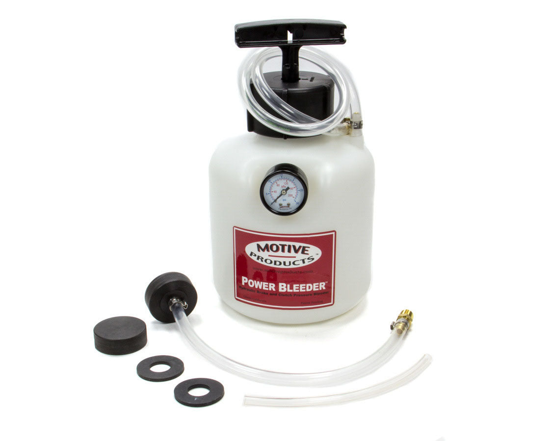 Motive Products Brake Power Bleeder System 0103-MTV with Pump, Fittings, Hoses and Catch Can
