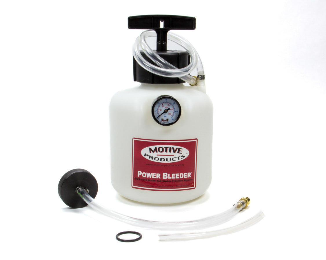 Motive Products 0107-MTV Brake Power Bleeder System with Catch Can, Fittings, Hoses, and Pump