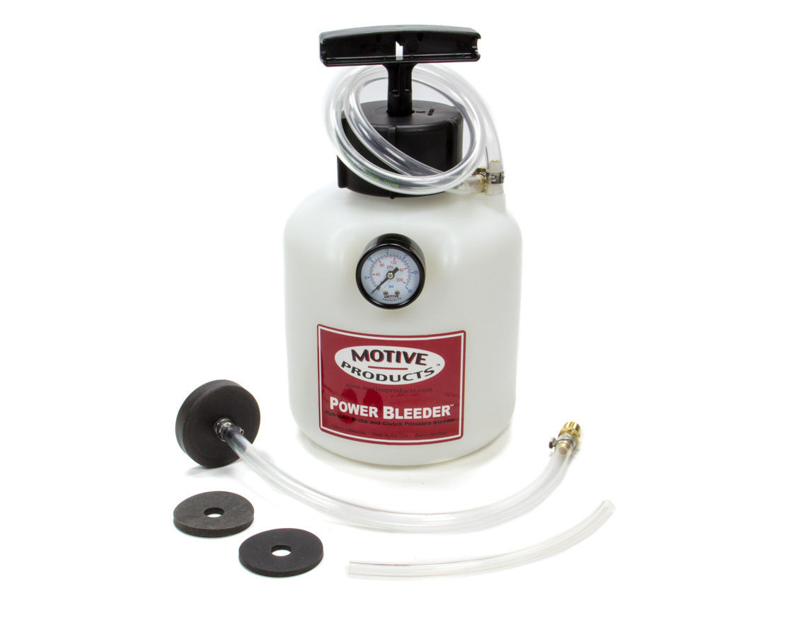 Motive Products 0108-MTV Brake Power Bleeder System with Catch Can, Fittings, Hoses, and Pump