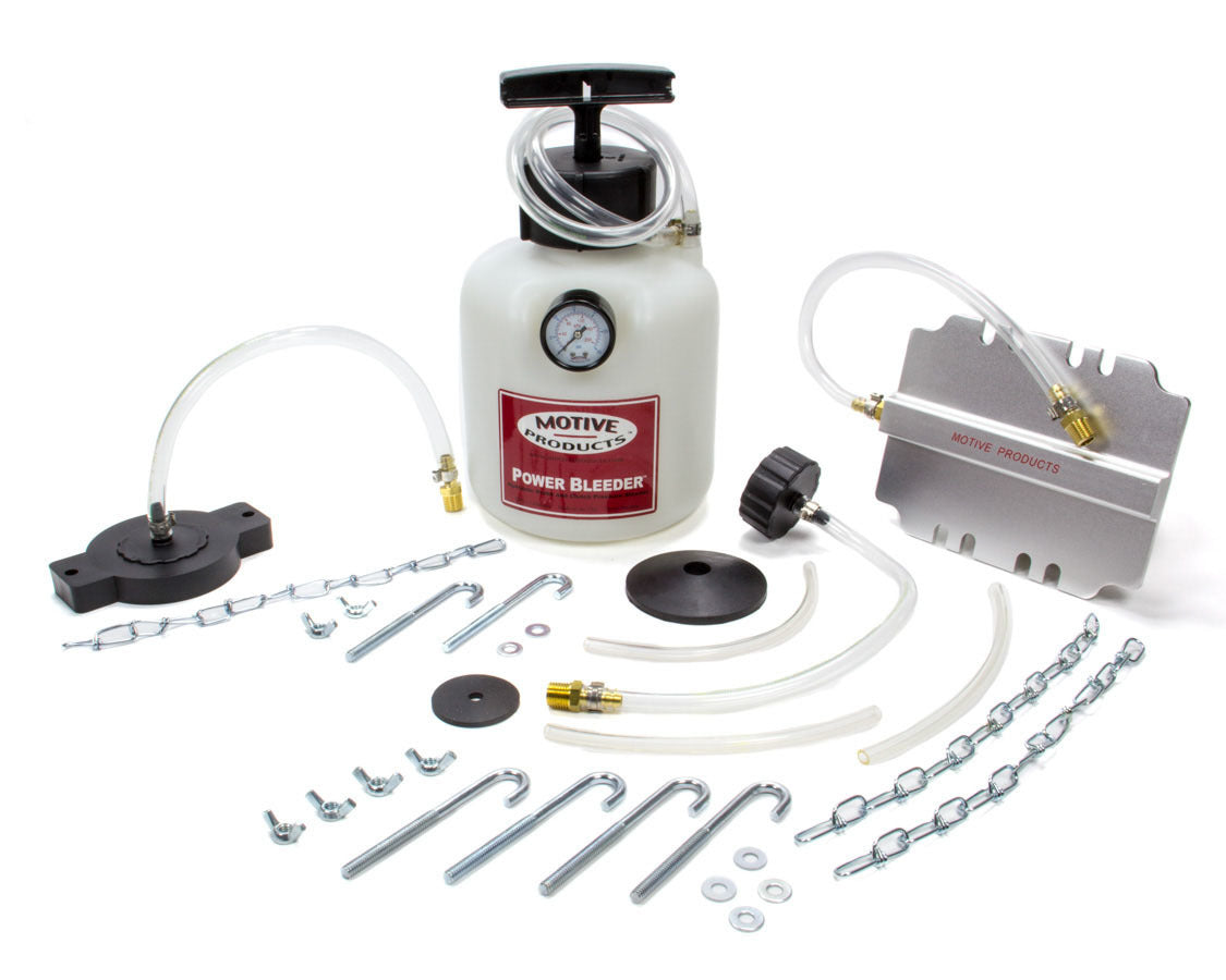 Motive Products 0250-MTV Brake Power Bleeder System with Catch Can, Fittings, Hoses, and Pump