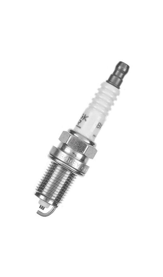 NGK BKR6EY V-Power Spark Plug with 14 mm Thread and 0.749-inch Reach