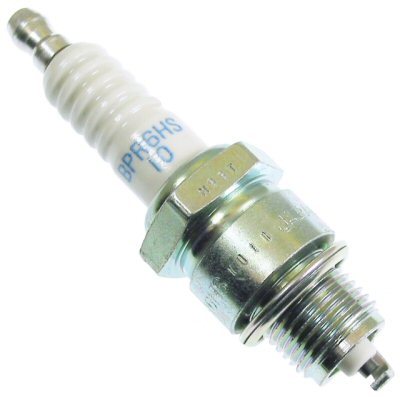 NGK BPR6HS-10 Spark Plug, 14mm Thread, 0.500 Inch Reach, Gasket Seat, Resistor