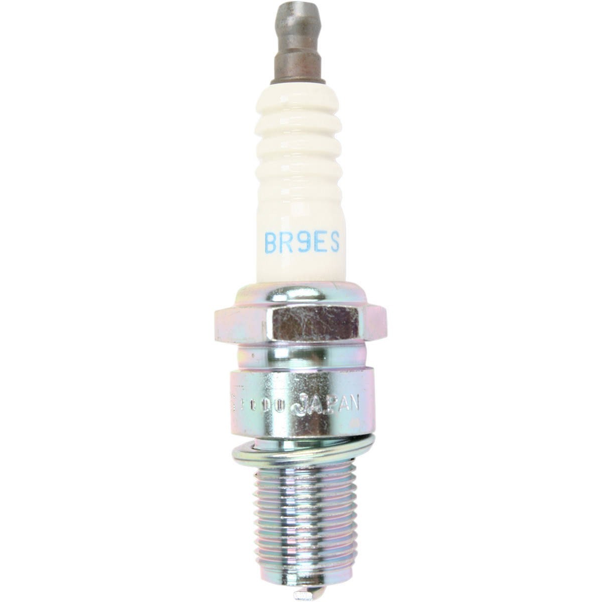 NGK BR9ES Solid Spark Plug with 14mm Thread and 0.75 Inch Reach
