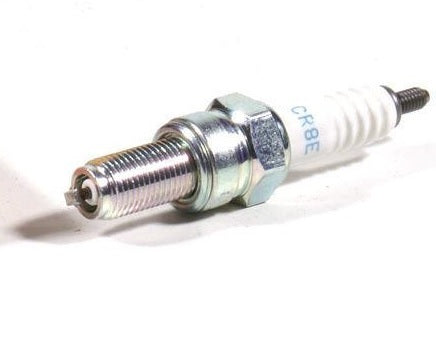 NGK CR8E Spark Plug with 10 mm Thread and Gasket Seat
