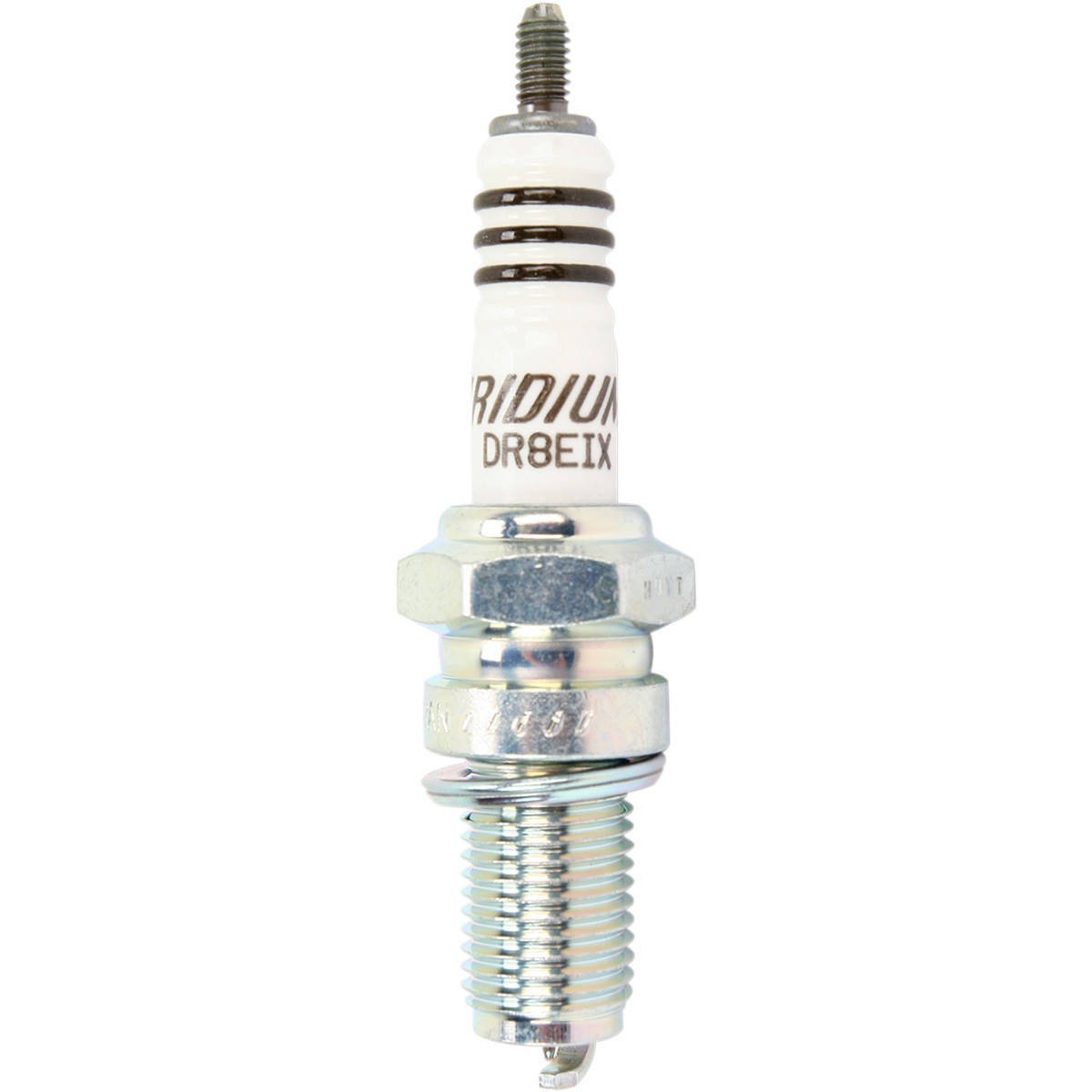 NGK DR8EIX Laser Iridium IX Spark Plug with 12 mm Thread and Gasket Seat