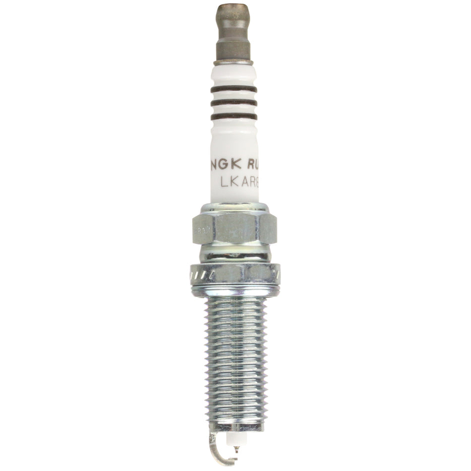 NGK LKAR8BHX Spark Plug with Ruthenium HX, 12 mm Thread, 26.5 mm Reach, Gasket Seat