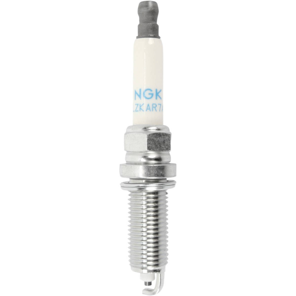 NGK LZKAR7A Spark Plug, Standard, 12 mm Thread, 26.5 mm Reach, Gasket Seat, Resistor