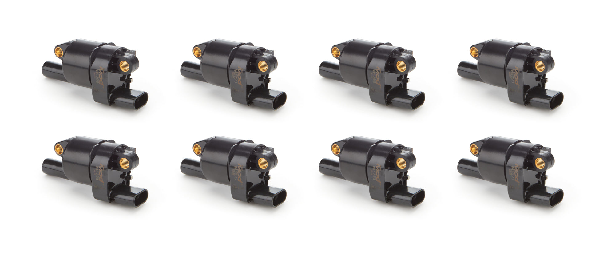 NGK M5293-8 Modular Ignition Coil Pack Set for GM Vehicles, Black Finish, Set of 8