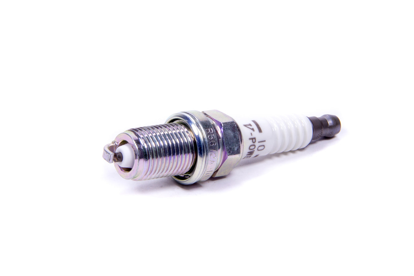 NGK R5672A-10 V-Power Racing Spark Plug, 14 mm Thread, 0.750 Inch Reach, Gasket Seat, Non-Resistor