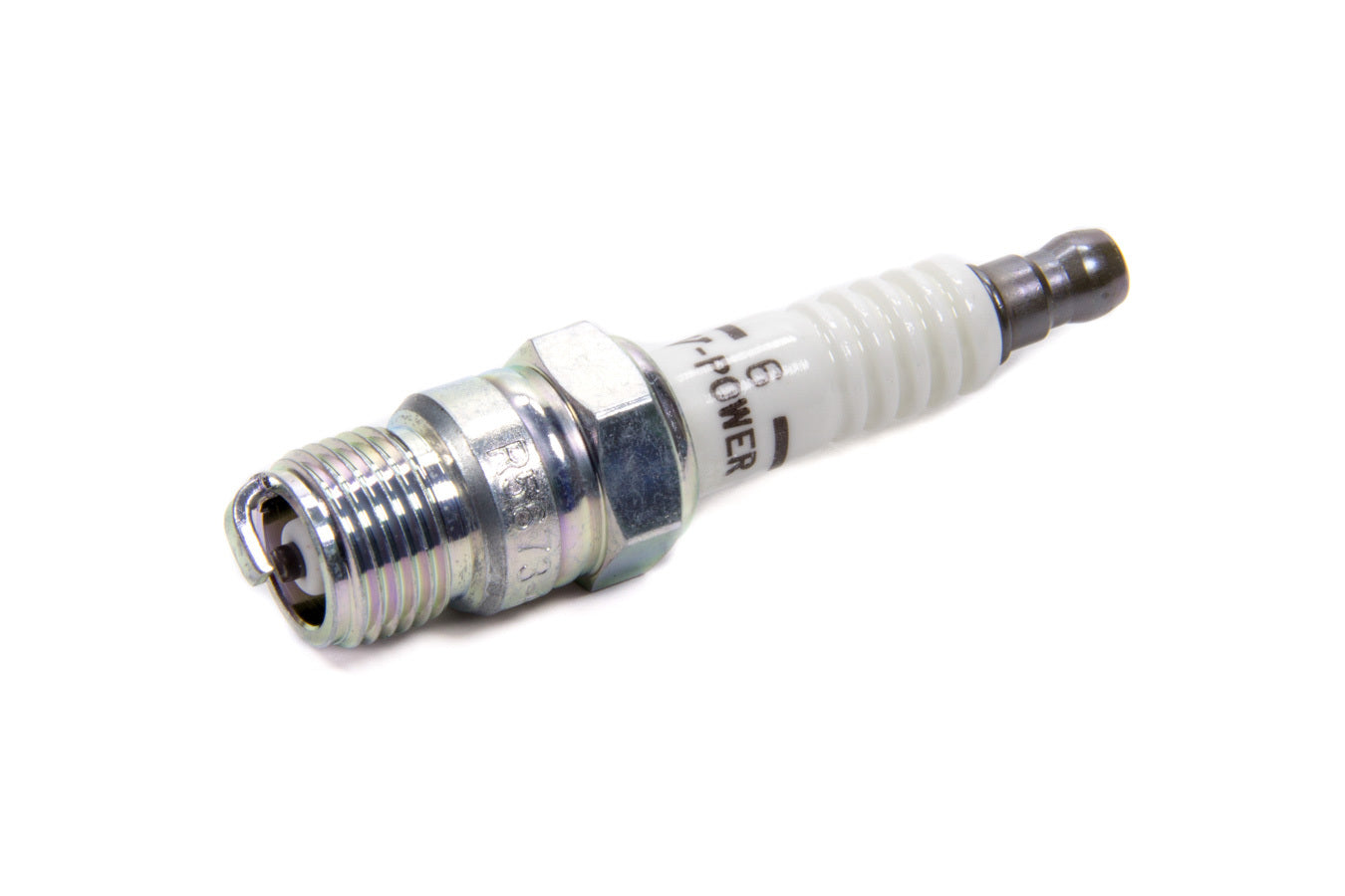 NGK R5673-6 V-Power Racing Spark Plug with 14mm Thread and 11mm Reach