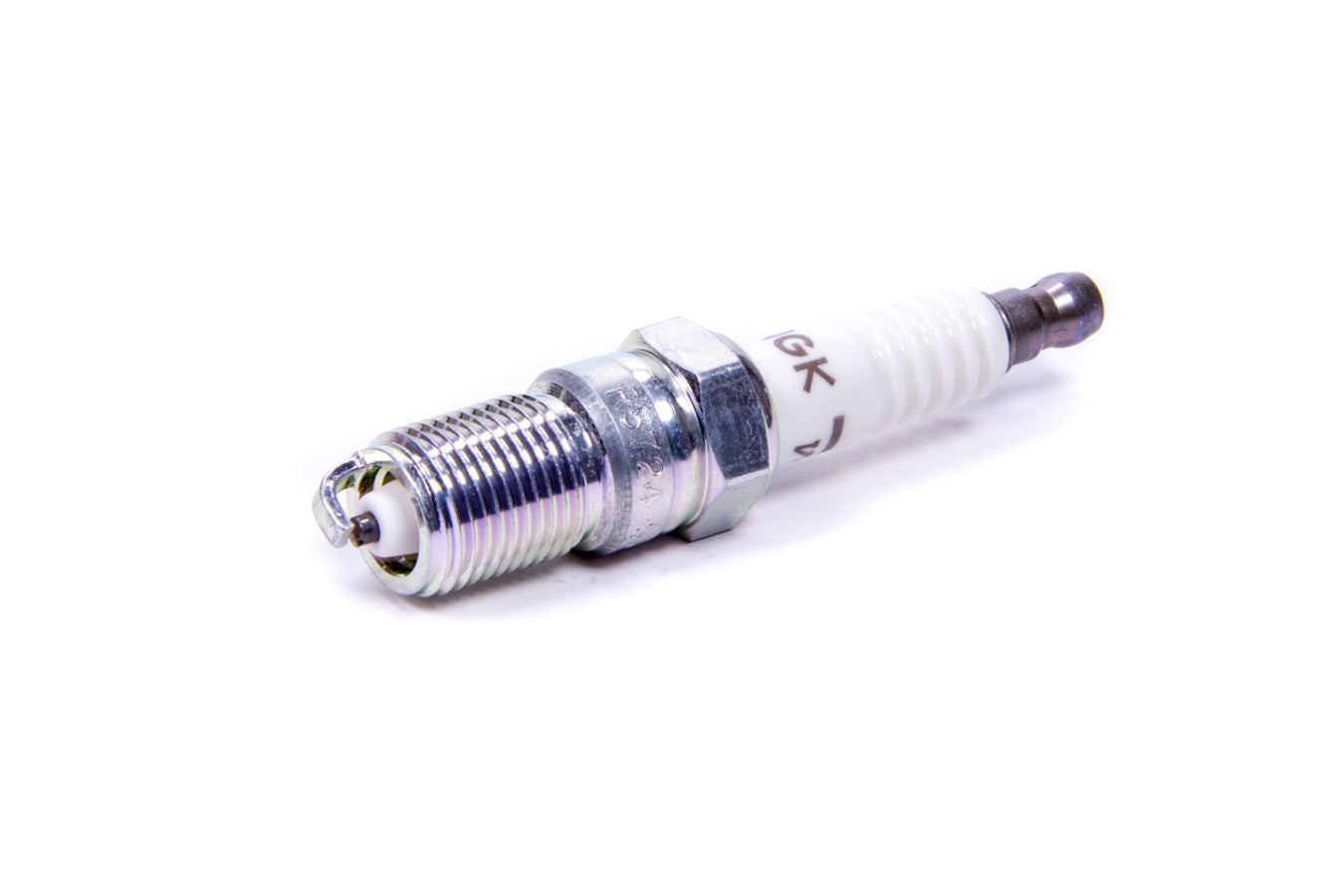 NGK R5724-9 V-Power Racing Spark Plug, 14 mm Thread, 0.708 in Reach, Tapered Seat