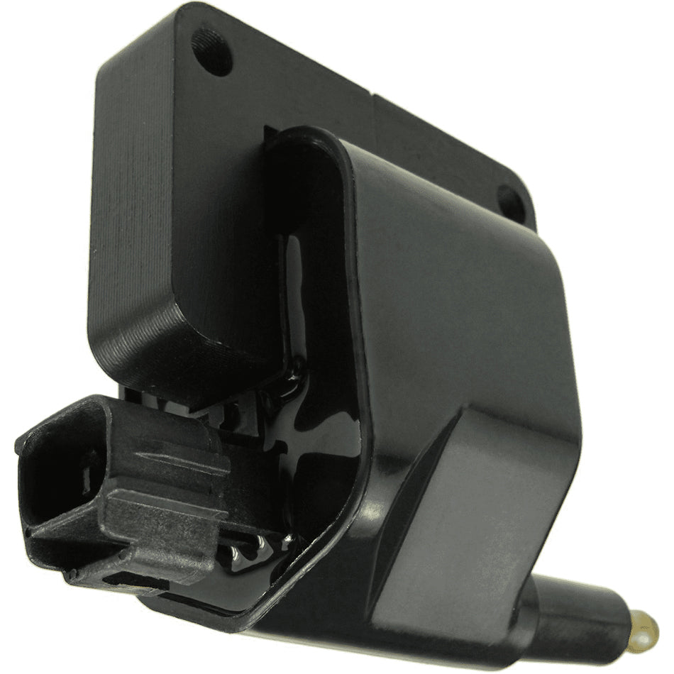 NGK U1085 Ignition Coil, Male HEI Style with 2 Blade Terminal, Electronic Ignition, Black Finish