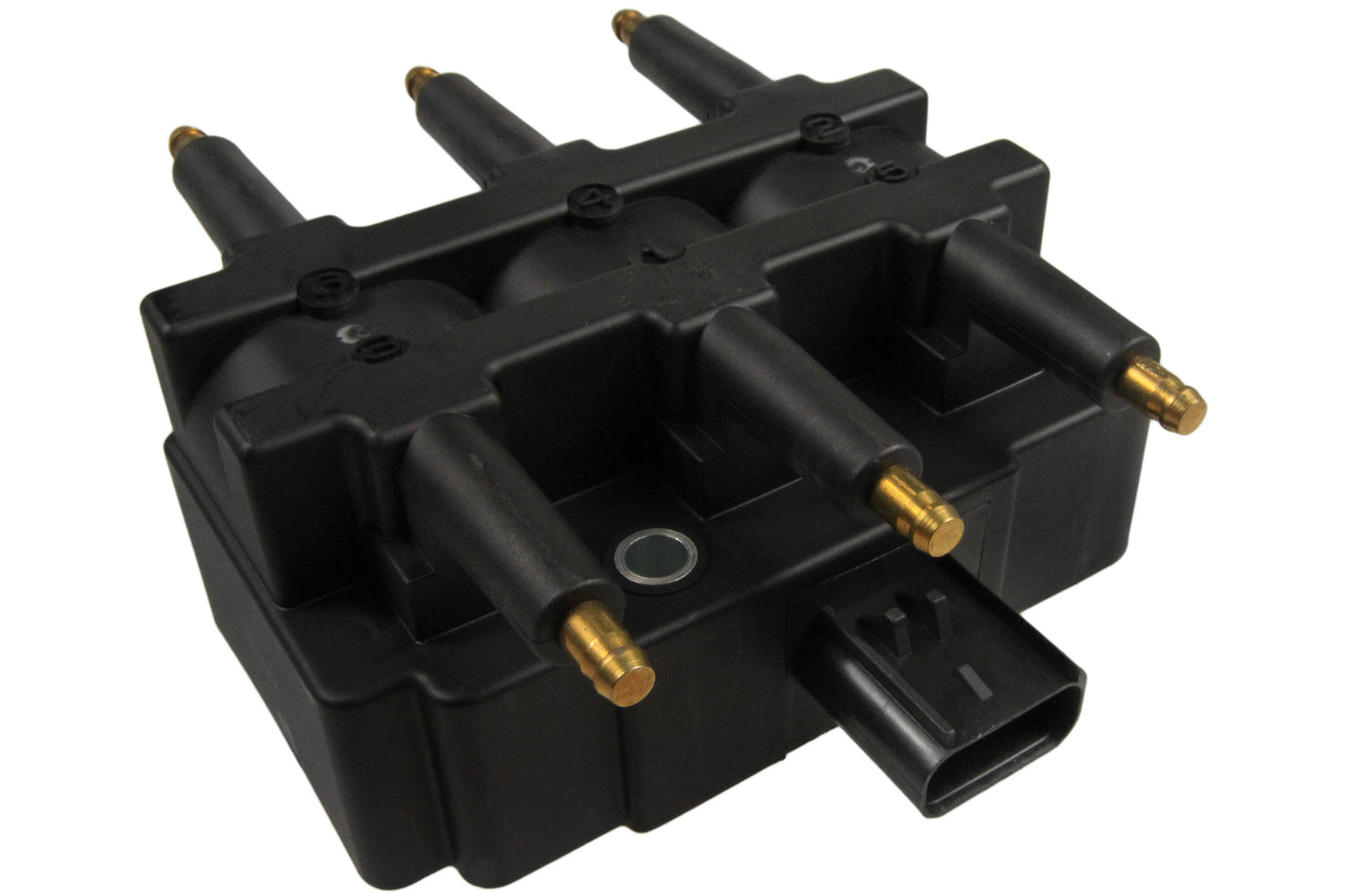 NGK U2057 Ignition Coil for HEI Systems, Black Coil Pack with OE Specifications