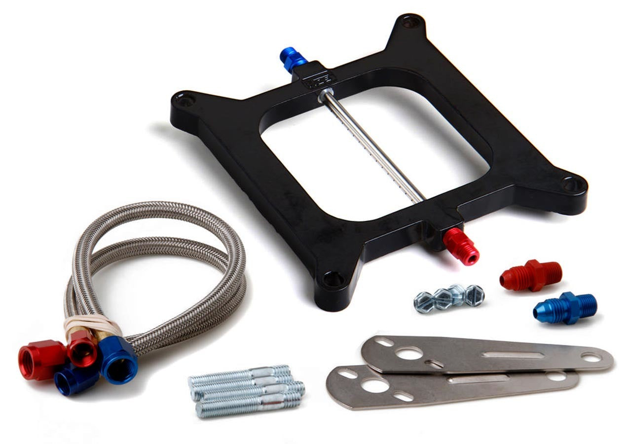 NITROUS OXIDE SYSTEMS 12510NOS Big Shot Nitrous Oxide Plate Kit with Brackets and Jets for 190-300 HP