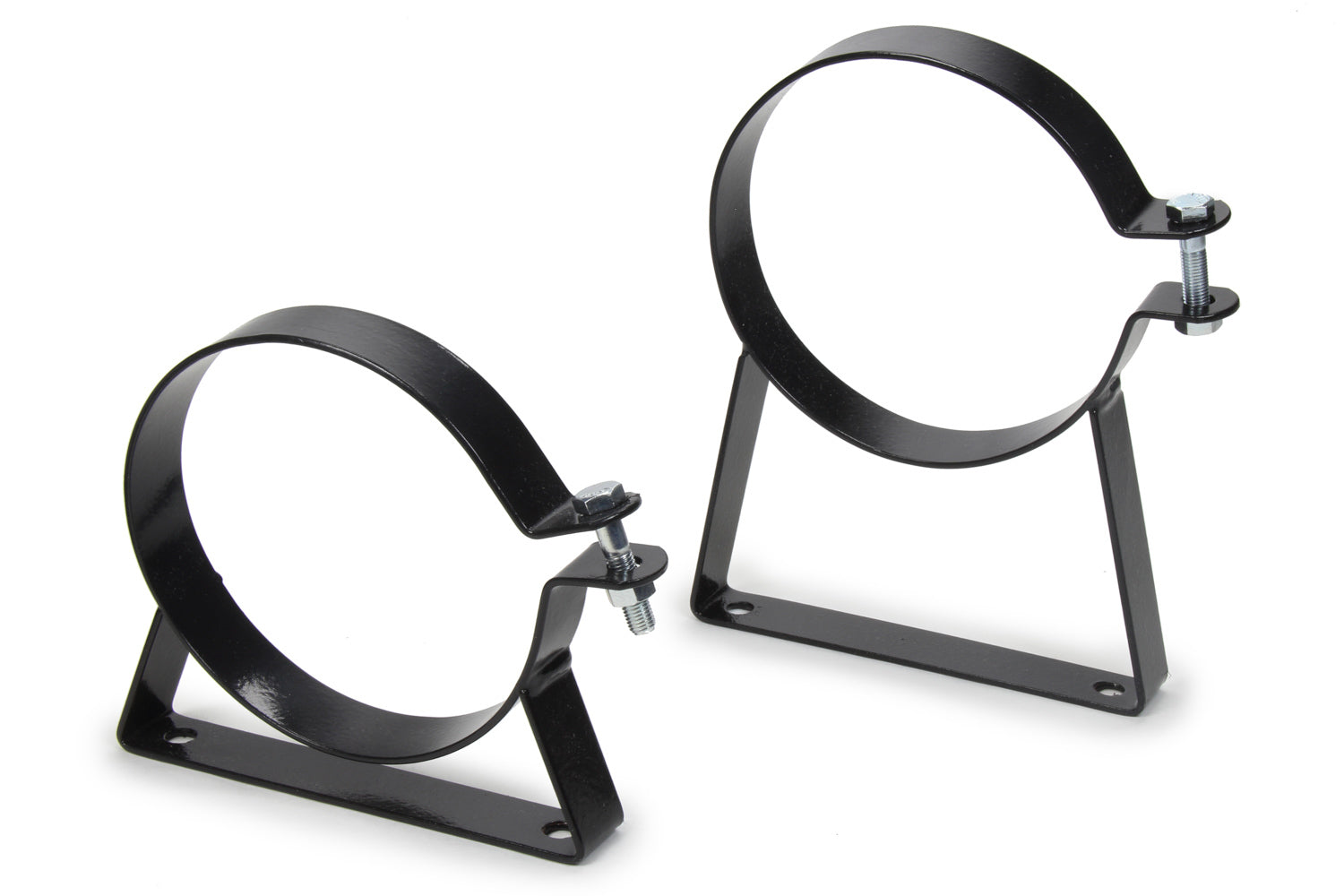 Nitrous Oxide Systems 14110NOS 5 lb Bottle Bracket for Single Lay Down Bottle, Steel, Black Powder Coated