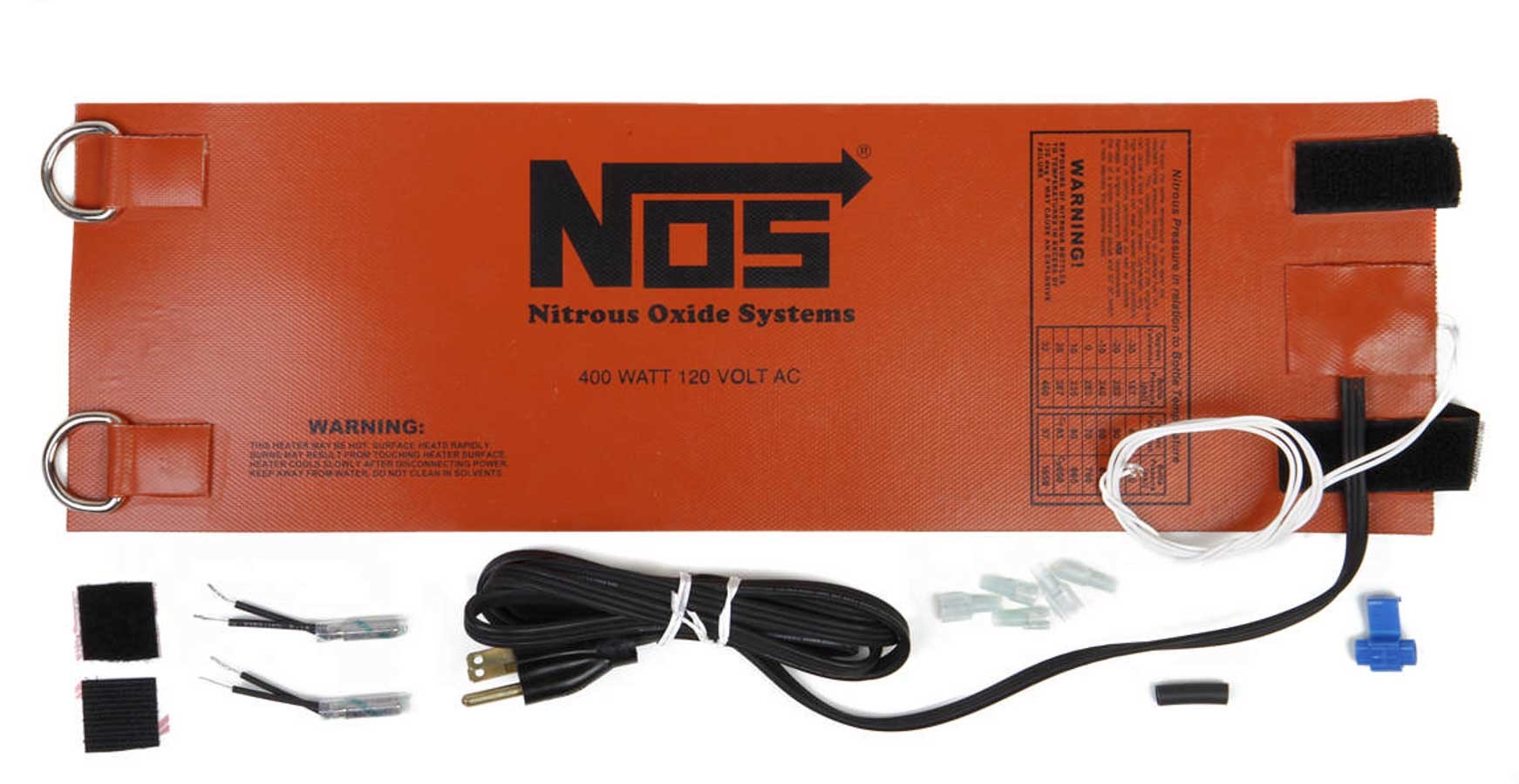 Nitrous Oxide Systems 14164-110 10 lb. 110V AC Thermostatic Bottle Heater in Orange